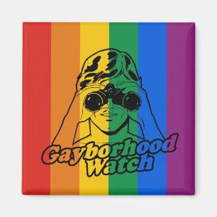 IMÁN RELOJ DE GAYBORHOOD