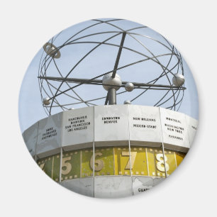 Imán Reloj de hora mundial en Berlín