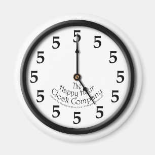 IMÁN RELOJ DE LAS CINCO