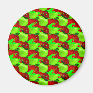 Imán Reloj de manzanas