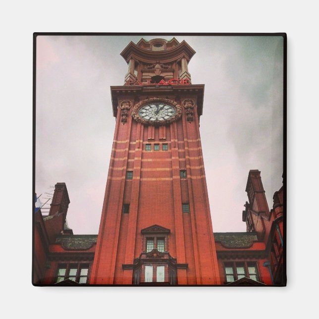 Imán Reloj de refugiados, Manchester Magnet (Frente)