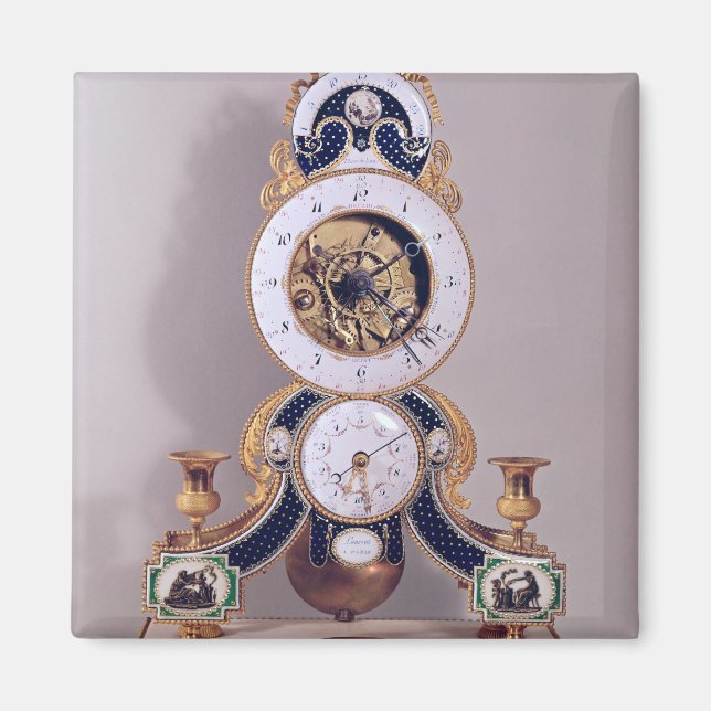 Imán Reloj decimal y duodecimal (Frente)