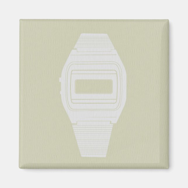 Imán Reloj electrónico (Frente)