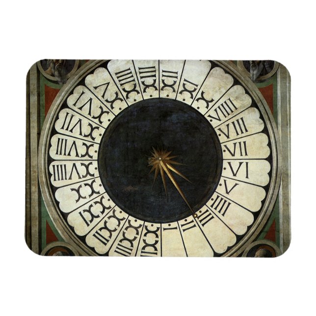 Imán Reloj en el Duomo por Paolo Uccello (Horizontal)