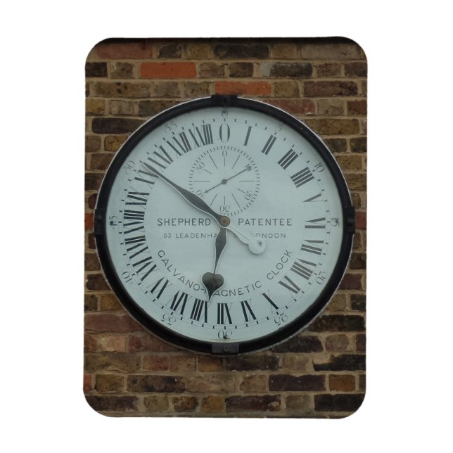 Imán Reloj galvanomagnético 3"x4" magnético (Vertical)