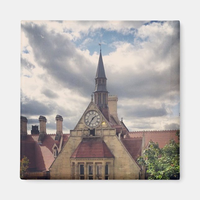 Imán Reloj universitario, Manchester Magnet (Frente)