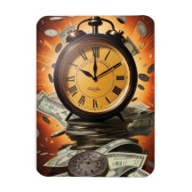Reloj y efectivo