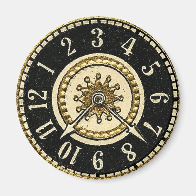 Imán Relojes de vintage (Frente)