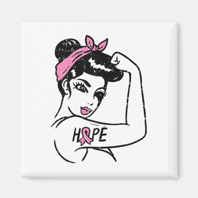 Imán Remachadora Esperanza Luchando Contra el Cáncer de (Frente)