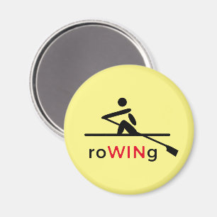 Imán Remar amarillo de motivación