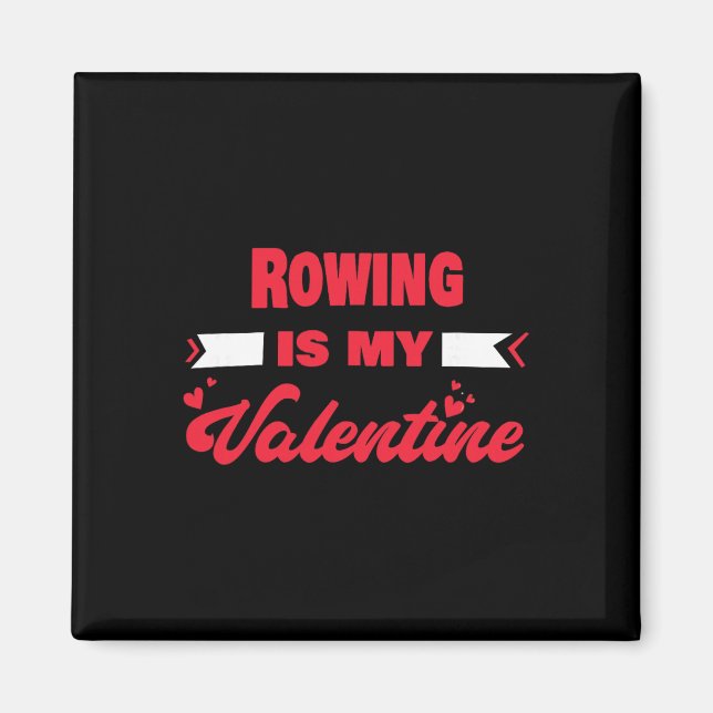 Imán Remar Es Mi San Valentín Día De San Valentín Diver (Frente)
