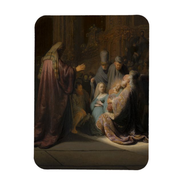Imán Rembrandt, canción de elogio de Simeon - Bella Art (Vertical)