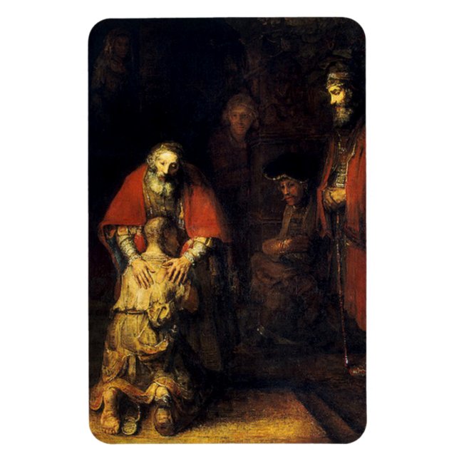 Imán Rembrandt - El regreso del hijo pródigo (Vertical)