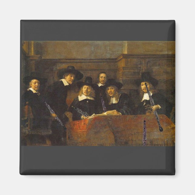 Imán Rembrandt, Sindicatos de Clothmakers, con Oboes! (Frente)