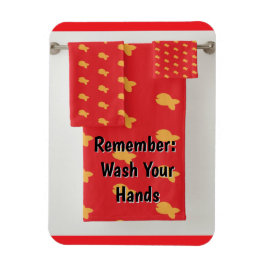 Imán Remember: Wash Your Hands Refrigerator 