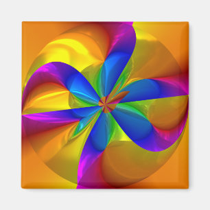 Imán Remolino metálico abstracto del color del arco