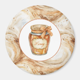 Imán Remolinos de miel de latte de calabaza