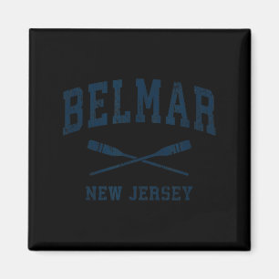 Imán Remos Náuticos Deportivos Vintage Belmar Nueva Jer
