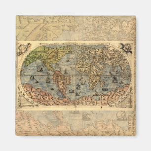 Imán Renacimiento del Mapa Antiquev de Forlani de 1565