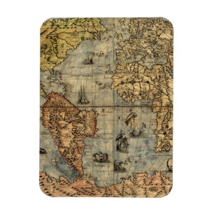 Imán Renacimiento del Mapa Antiquev de Forlani de 1565