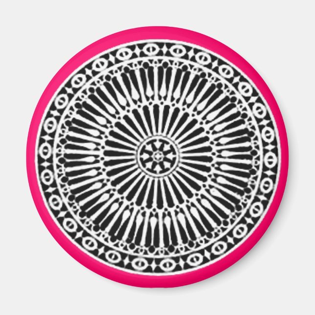 Imán RENACIMIENTO ,rosa (Frente)