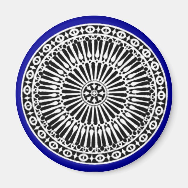 Imán RENAISSANCE ,azul (Frente)