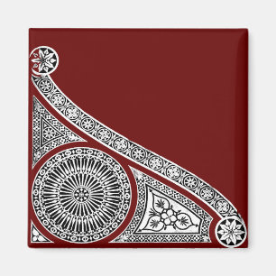 Imán RENAISSANCE rojo