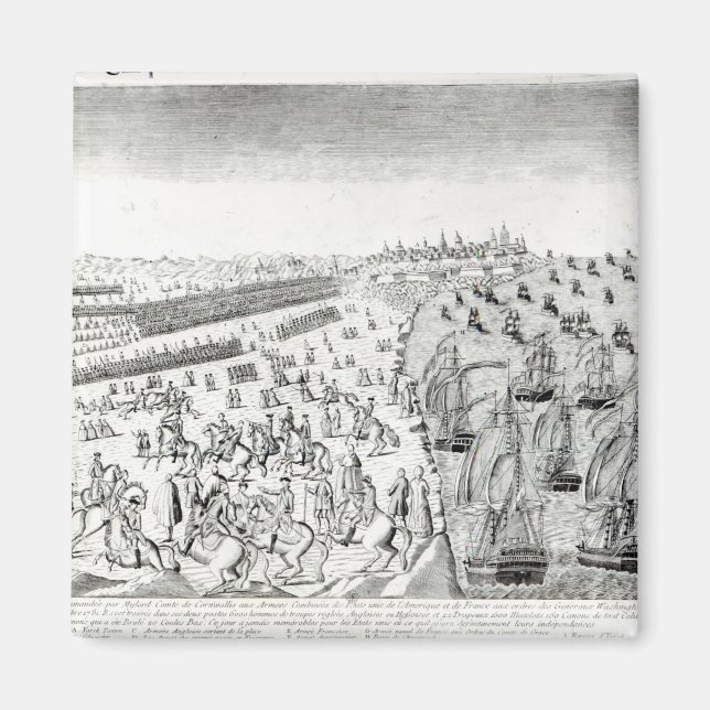 Imán Rendirse en Yorktown, 1781 (Frente)