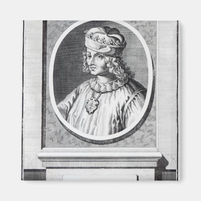 Imán Rene d'Anjou, rey de Nápoles (Frente)