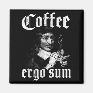 Imán René Descartes Principios Filosofía Café Ergo S