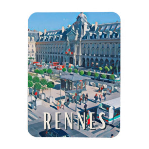 Imán Rennes Photo Vintage