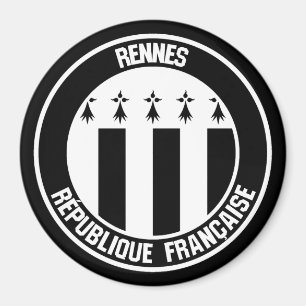 Imán Rennes Round Emblem