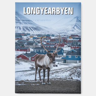 Imán Reno ciervo Longyearbyen Svalbard Noruega