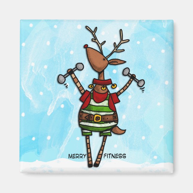 Imán reno de buen estado (Frente)