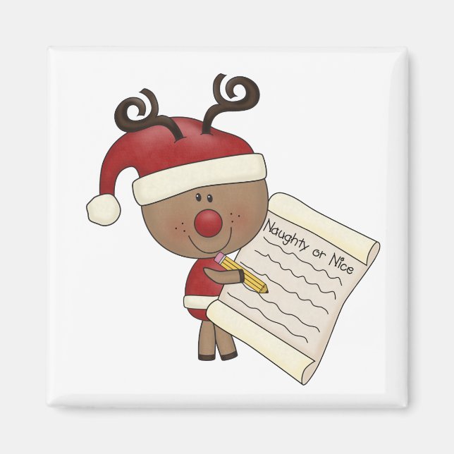 Imán Reno de Rudy travieso o NIC (Frente)