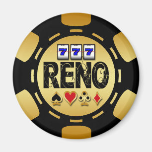 IMÁN RENO GOLD AND BLACK POKIP CHIP
