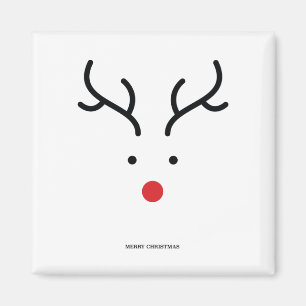 Imán Reno lindo para los navidades.