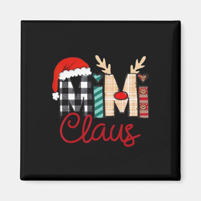 Imán Renode Navidad de Mimi Claus (Frente)