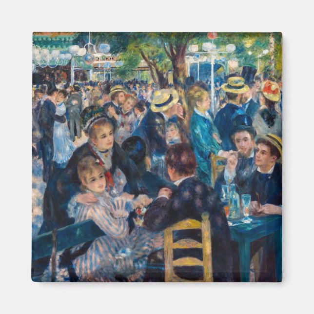 Imán Renoir - Danza en Le Moulin de la Galette (Frente)