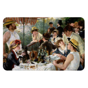 Imán Renoir: El almuerzo del Fiesta de paseos en bote