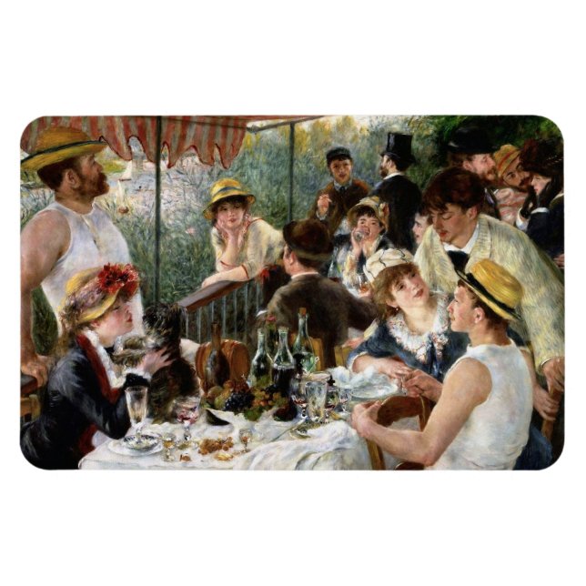 Imán Renoir: El almuerzo del Fiesta de paseos en bote (Horizontal)