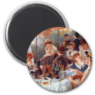 Imán Renoir: El almuerzo del Fiesta de paseos en bote