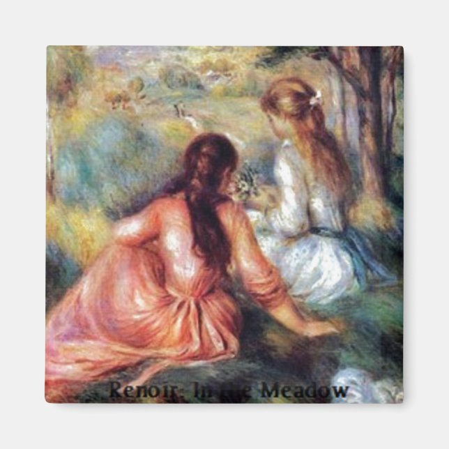 Imán Renoir: En la pradera (Frente)