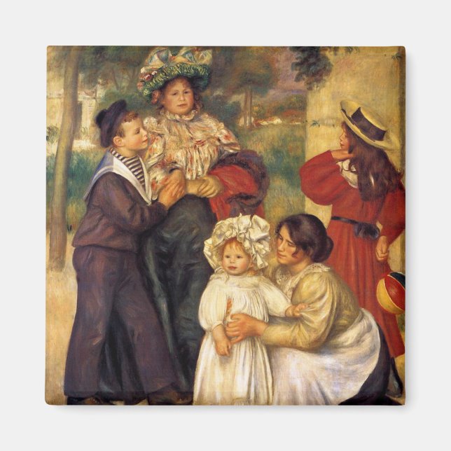 Imán Renoir - La familia del artista (Frente)
