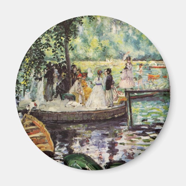 Imán Renoir: La Grenouillere (Frente)