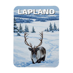 Imán Renos en Viajes a Laponia Finlandia