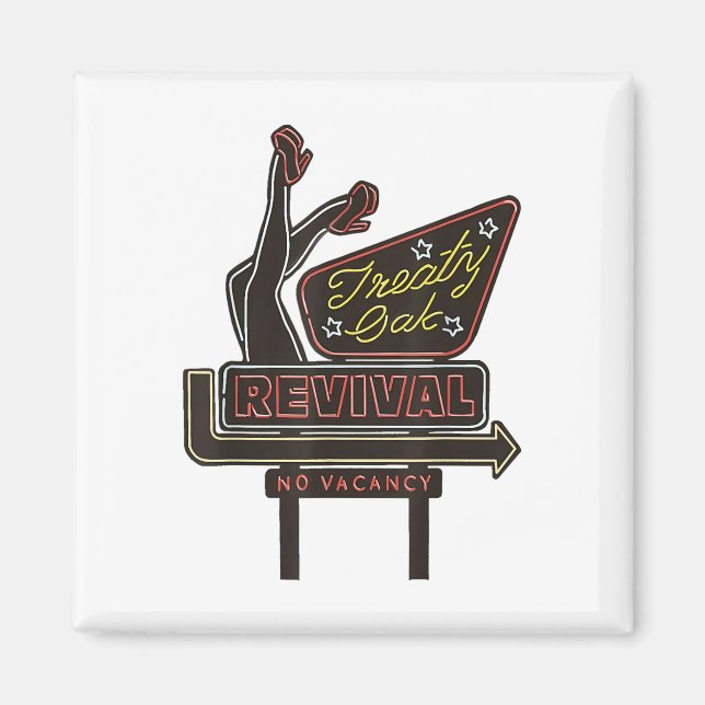 Imán Renovación del roble del Tratado (Frente)