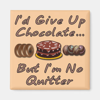 Imán Renunciaría al chocolate pero no soy quitter