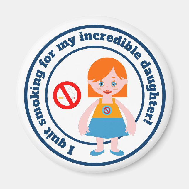 Imán Renuncio por mi hija (Frente)