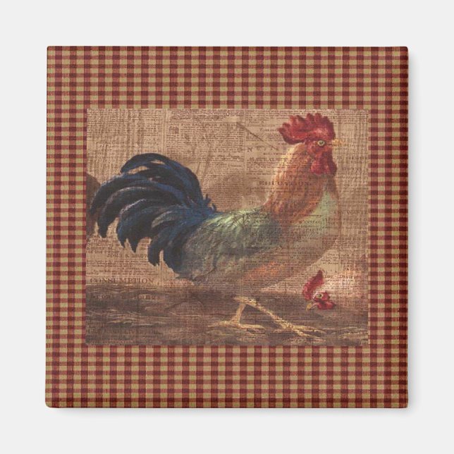 Imán Repertorio de países de Francia/Hen Fridge Magnet (Frente)